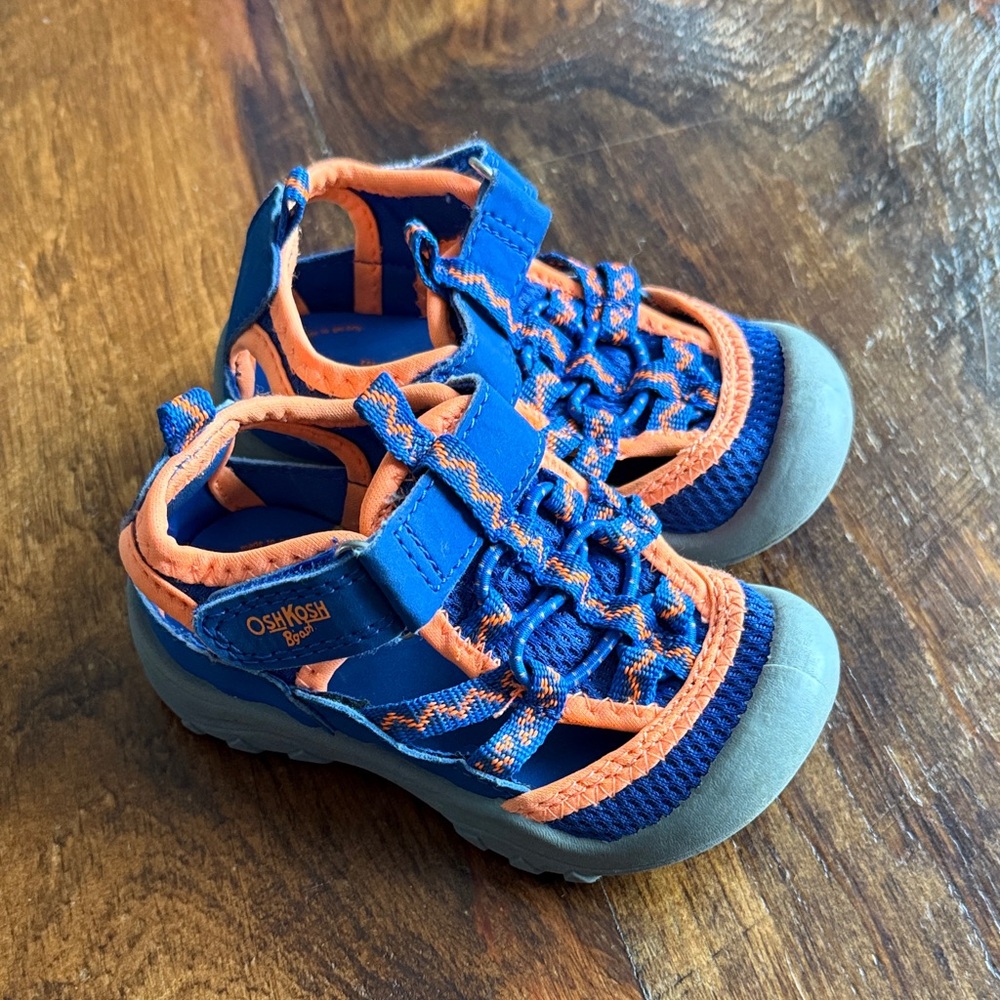 OshKosh B'gosh Blue and Orange Kids Water Shoes
